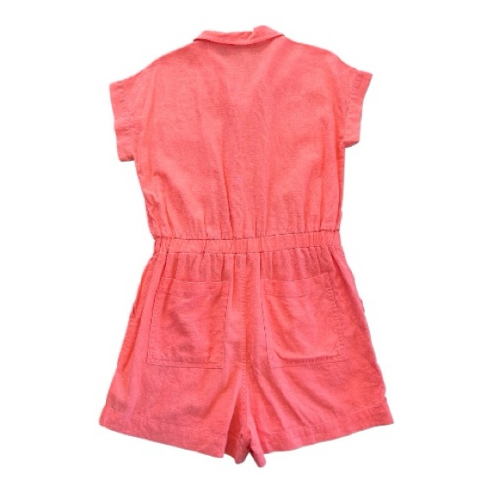 🆕 NWOT Universal Thread coral pink linen blend romper | size 2 - Picture 4 of 8